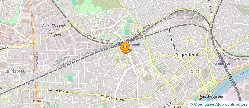 localisation de l'entreprise SCI SADROU  ARGENTEUIL