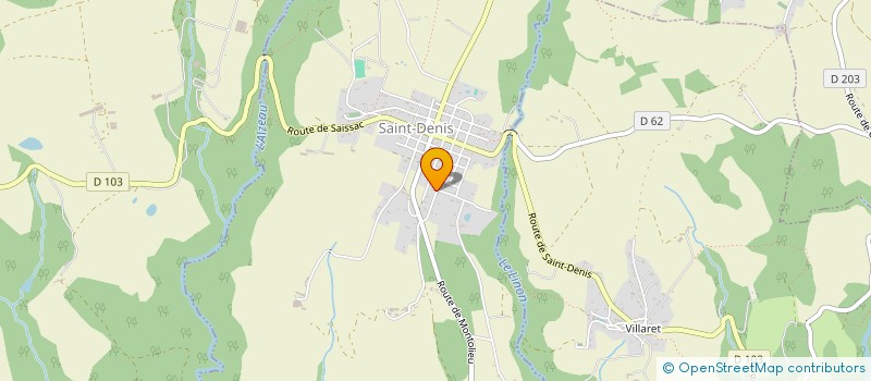 localisation de l'entreprise SCI SAEG  SAINT-DENIS