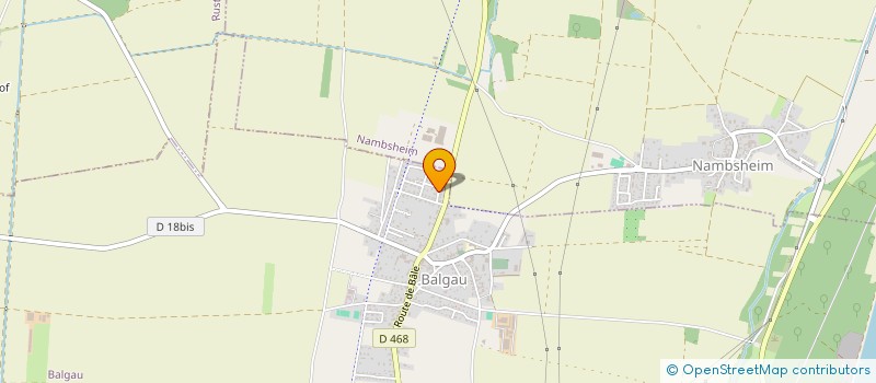 localisation de l'entreprise SCI SAEGMATT  NAMBSHEIM