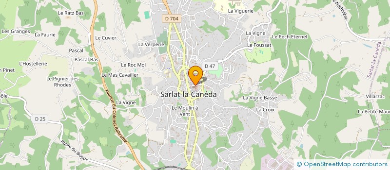 localisation de l'entreprise SCI SAEL à SARLAT-LA-CANEDA