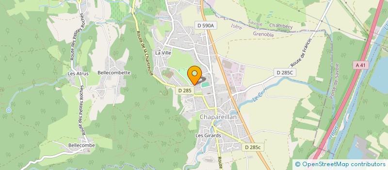 localisation de l'entreprise SCI SAEL INVEST  CHAPAREILLAN