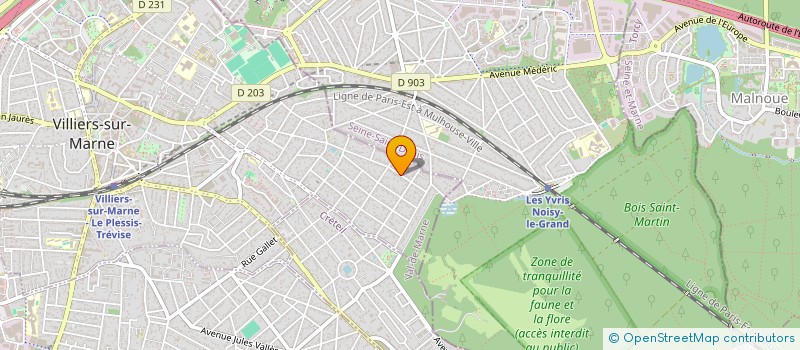 localisation de l'entreprise SCI SAEL ROY  VILLIERS-SUR-MARNE