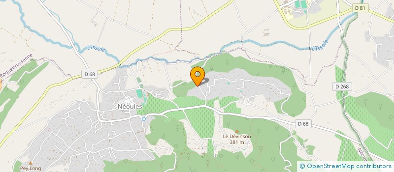 localisation de l'entreprise SCI SAEZ  NEOULES