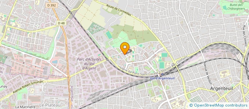 localisation de l'entreprise SCI SAF IMMOBILIER  ARGENTEUIL