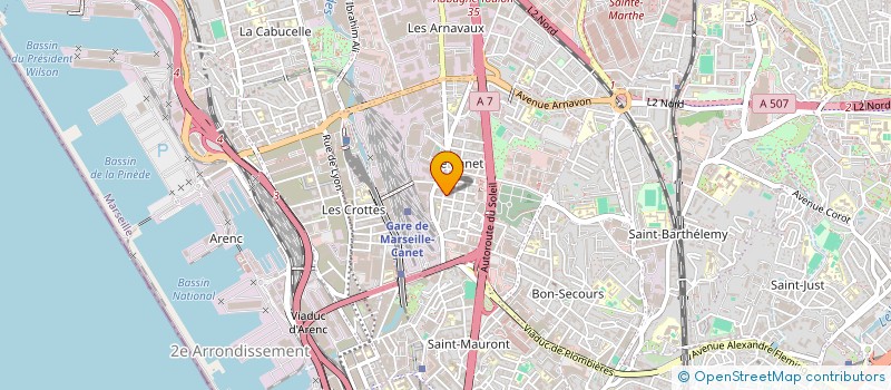 localisation de l'entreprise SCI SAFA à MARSEILLE