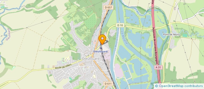 localisation de l'entreprise SCI SAFA  DIEULOUARD