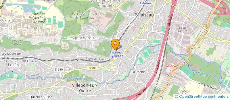 localisation de l'entreprise SCI SAFA  PALAISEAU