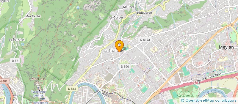 localisation de l'entreprise SCI SAFARI  LA TRONCHE