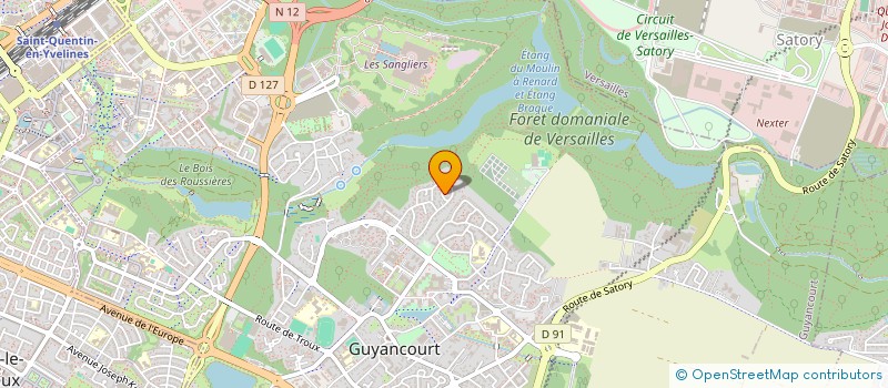 localisation de l'entreprise SCI SAFARRY  GUYANCOURT