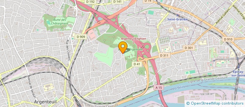 localisation de l'entreprise SCI SAFE  ARGENTEUIL