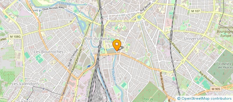 localisation de l'entreprise SCI SAFE BZ à DIJON