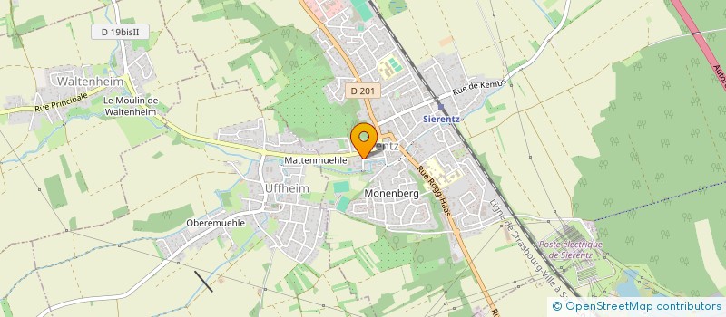 localisation de l'entreprise SCI SAFECAR  UFFHEIM