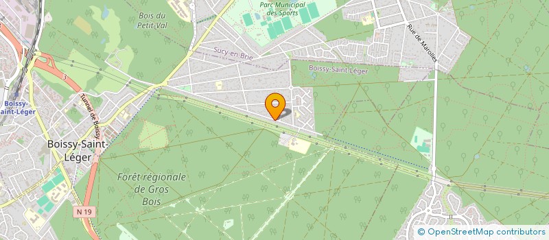 localisation de l'entreprise SCI SAFFA à BOISSY-SAINT-LEGER