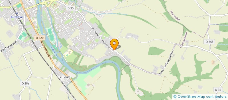 localisation de l'entreprise SCI SAFFON ALM  AUTERIVE