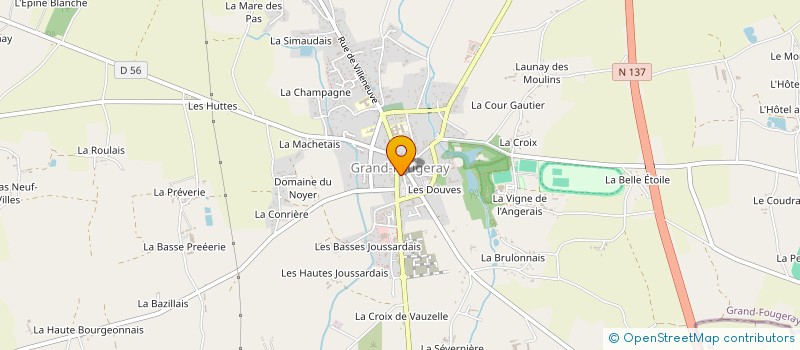 localisation de l'entreprise SCI SAFFRE DU CHATEAU  GRAND-FOUGERAY