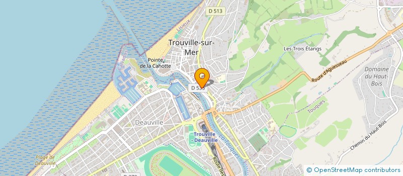 localisation de l'entreprise SCI SAFI  TROUVILLE-SUR-MER