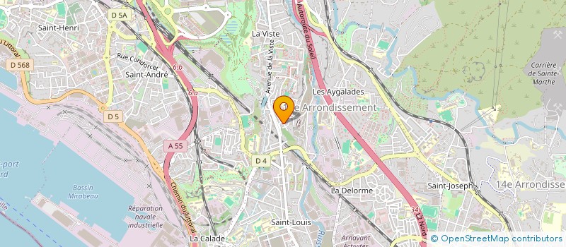 localisation de l'entreprise SCI SAFI à MARSEILLE