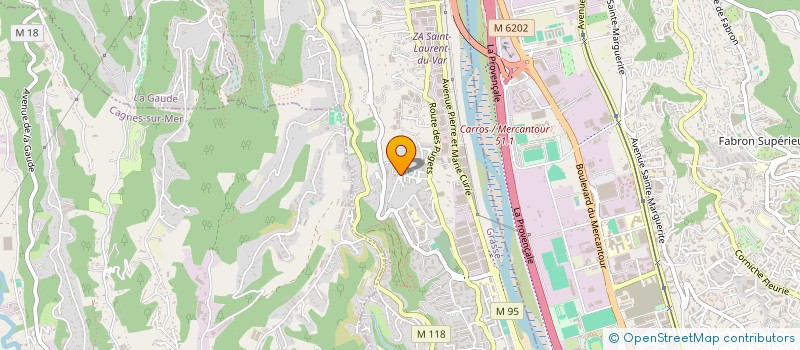 localisation de l'entreprise SCI SAFI à SAINT-LAURENT-DU-VAR