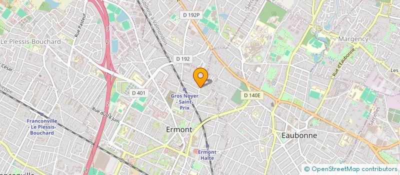 localisation de l'entreprise SCI SAFIMMO à ERMONT