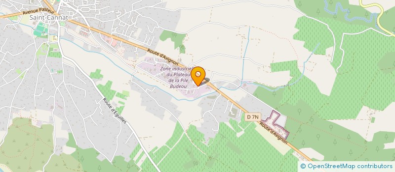 localisation de l'entreprise SCI SAFINVEST  SAINT-CANNAT