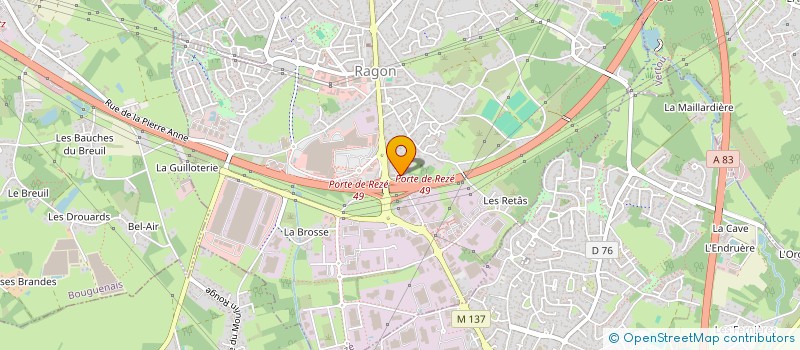 localisation de l'entreprise SCI SAFIR  REZE