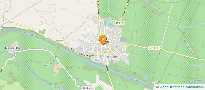 localisation de l'entreprise SCI SAFIR  CUXAC-D'AUDE