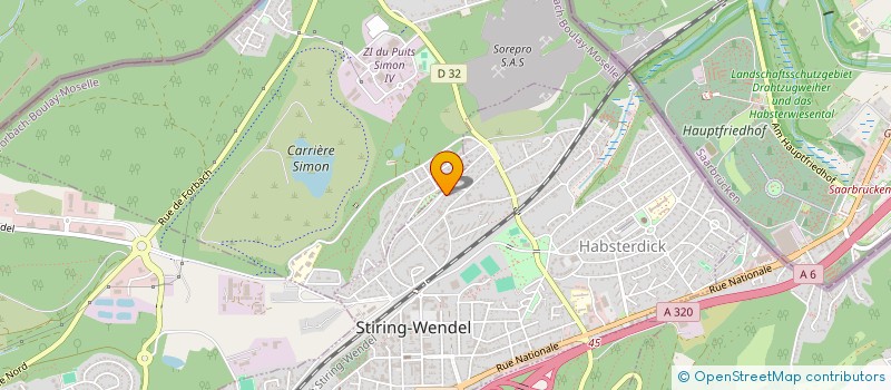 localisation de l'entreprise SCI SAFIR  STIRING-WENDEL