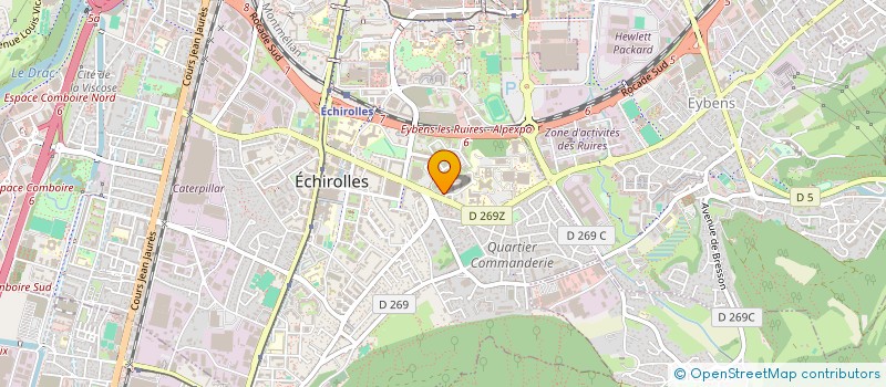 localisation de l'entreprise SCI SAFIR à ECHIROLLES