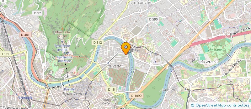 localisation de l'entreprise SCI SAFIR à GRENOBLE