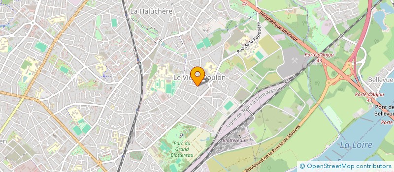 localisation de l'entreprise SCI SAFRADE à NANTES