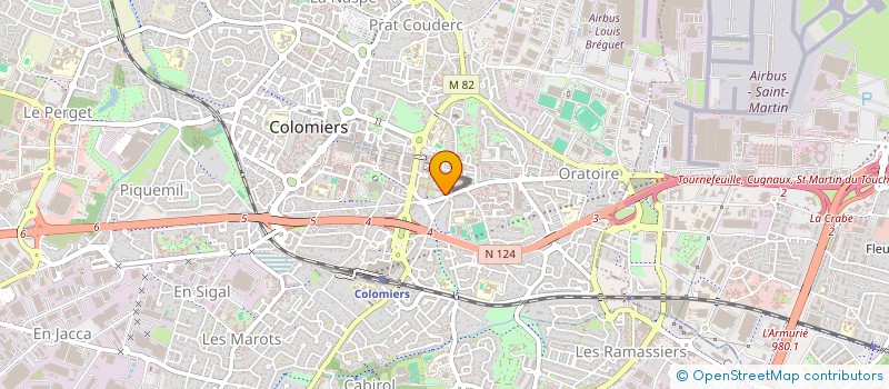 localisation de l'entreprise SCI SAFRAMA à COLOMIERS