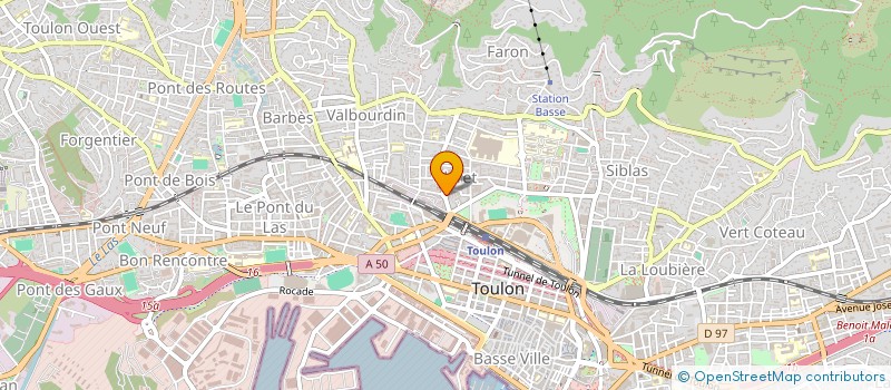 localisation de l'entreprise SCI SAFRAN  TOULON