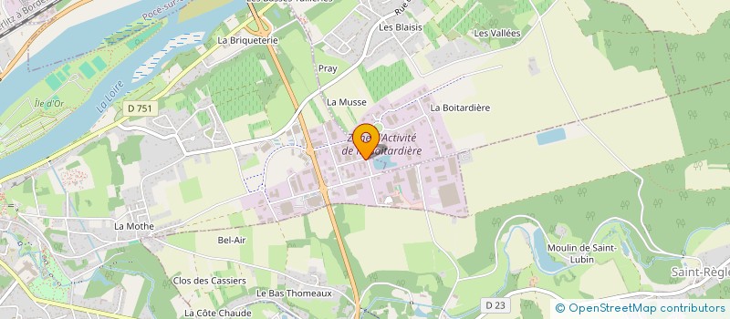 localisation de l'entreprise SCI SAFRAN  AMBOISE