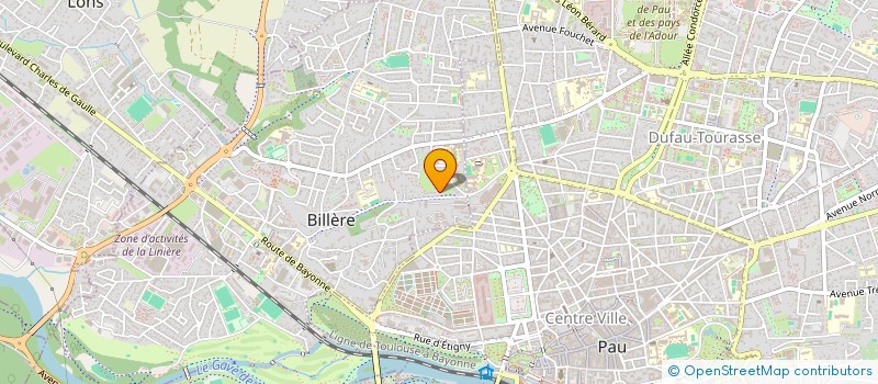 localisation de l'entreprise SCI SAFRAN  BILLERE