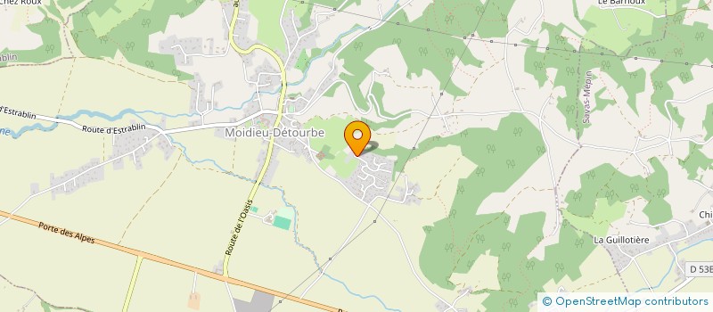 localisation de l'entreprise SCI SAFRANE  MOIDIEU-DETOURBE