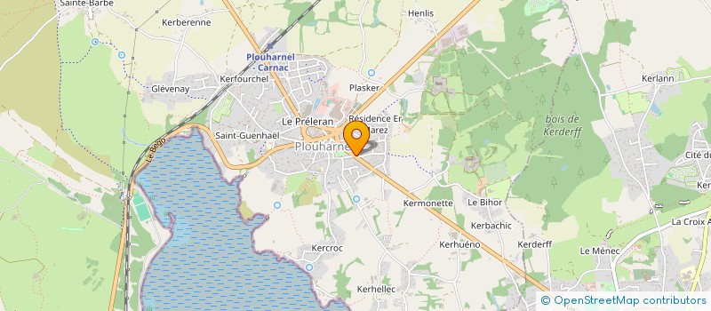 localisation de l'entreprise SCI SAFRED  PLOUHARNEL