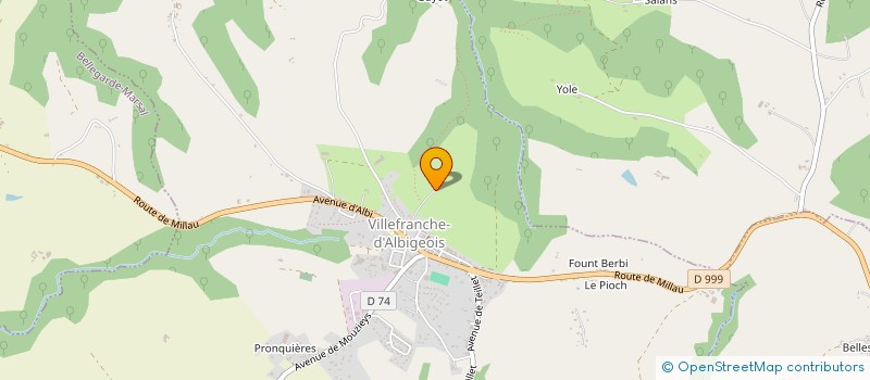 localisation de l'entreprise SCI SAFS IMMO  VILLEFRANCHE D'ALBIGEOIS