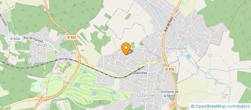 localisation de l'entreprise SCI SAG à LUZARCHES