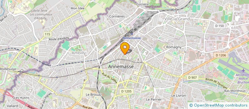 localisation de l'entreprise SCI SAGA à ANNEMASSE