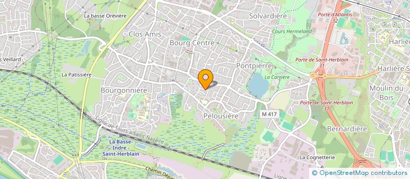 localisation de l'entreprise SCI SAGA  SAINT-HERBLAIN