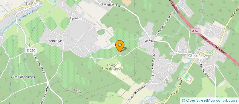 localisation de l'entreprise SCI SAGA  LA BREDE