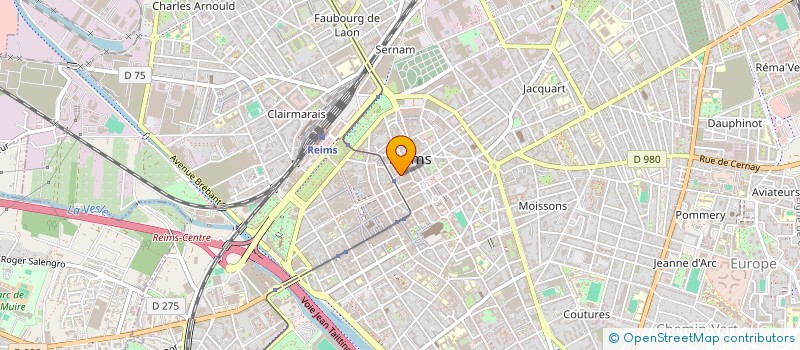 localisation de l'entreprise SCI SAGA  REIMS