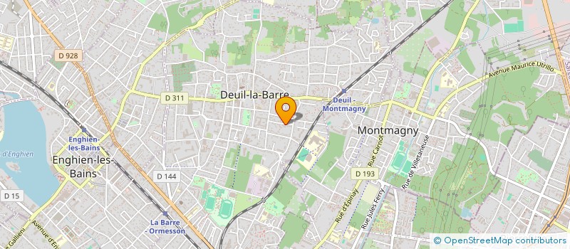 localisation de l'entreprise SCI SAGA  DEUIL-LA-BARRE