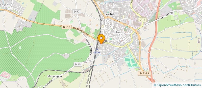 localisation de l'entreprise SCI SAGA  ELNE