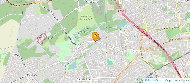 localisation de l'entreprise SCI SAGA  PESSAC