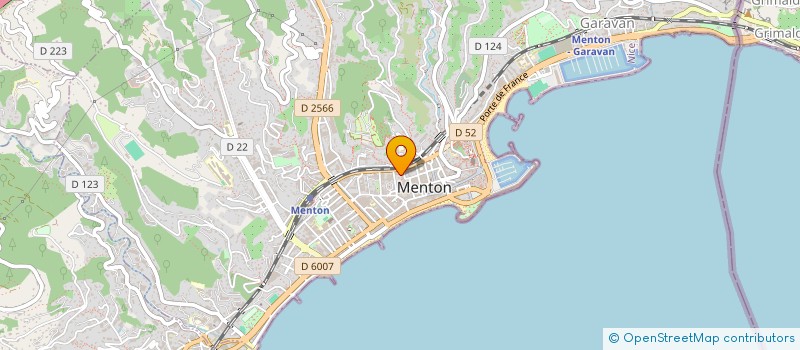localisation de l'entreprise SCI SAGA à MENTON