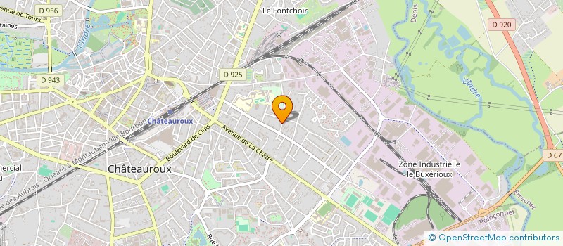 localisation de l'entreprise SCI SAGA DU 15 à CHATEAUROUX