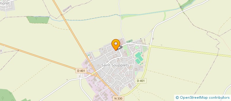 localisation de l'entreprise SCI SAGAL  SAINT-SOUPPLETS