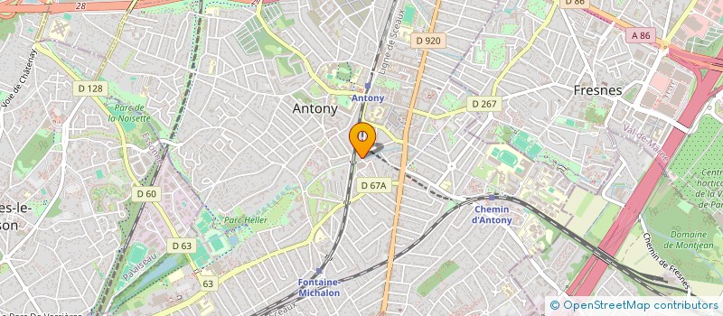 localisation de l'entreprise SCI SAGAM à ANTONY