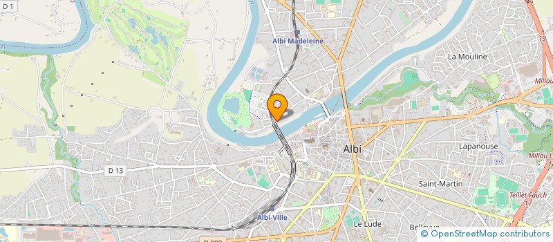 localisation de l'entreprise SCI SAGAUMAR à ALBI